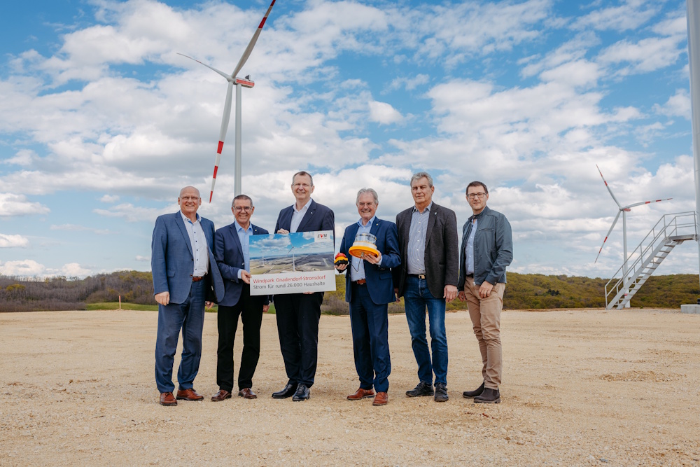 Windpark Gnadendorf-Stronsdorf geht erfolgreich in Betrieb 